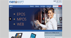 Desktop Screenshot of nanosoft.co.uk