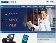 Tablet Screenshot of nanosoft.co.uk